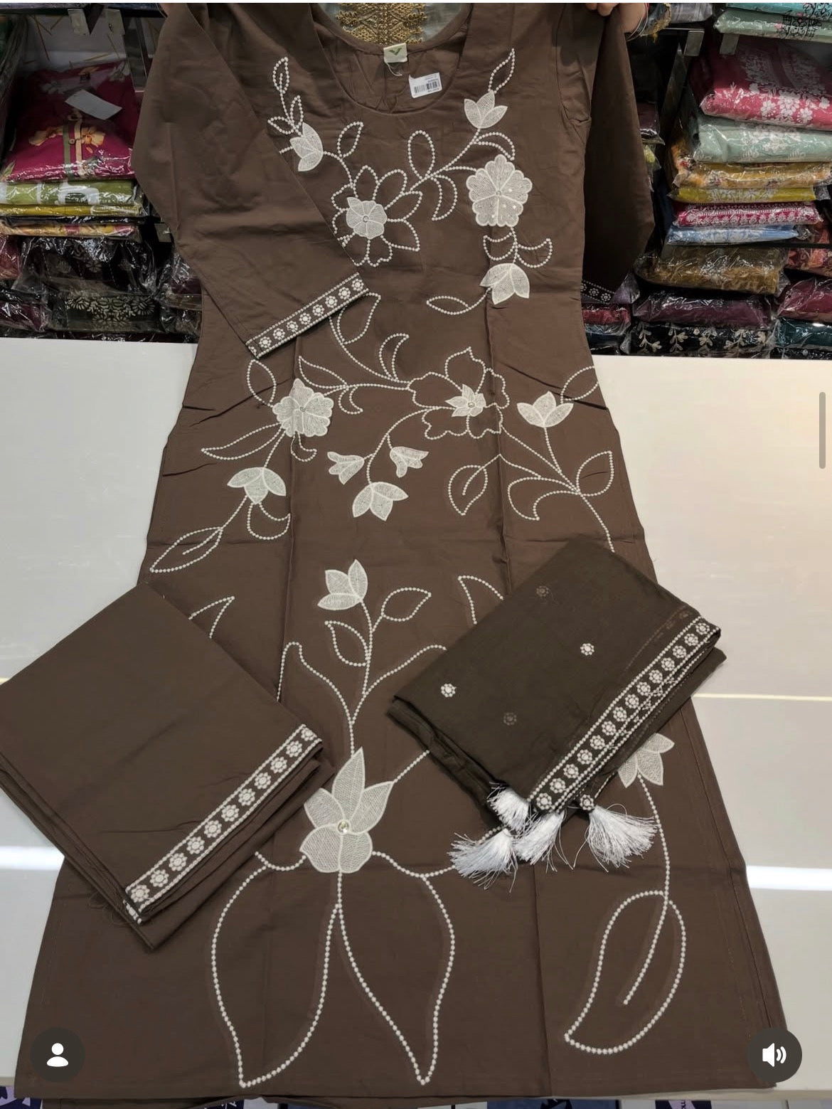 Readymade DAABU cotton 3pc suit set