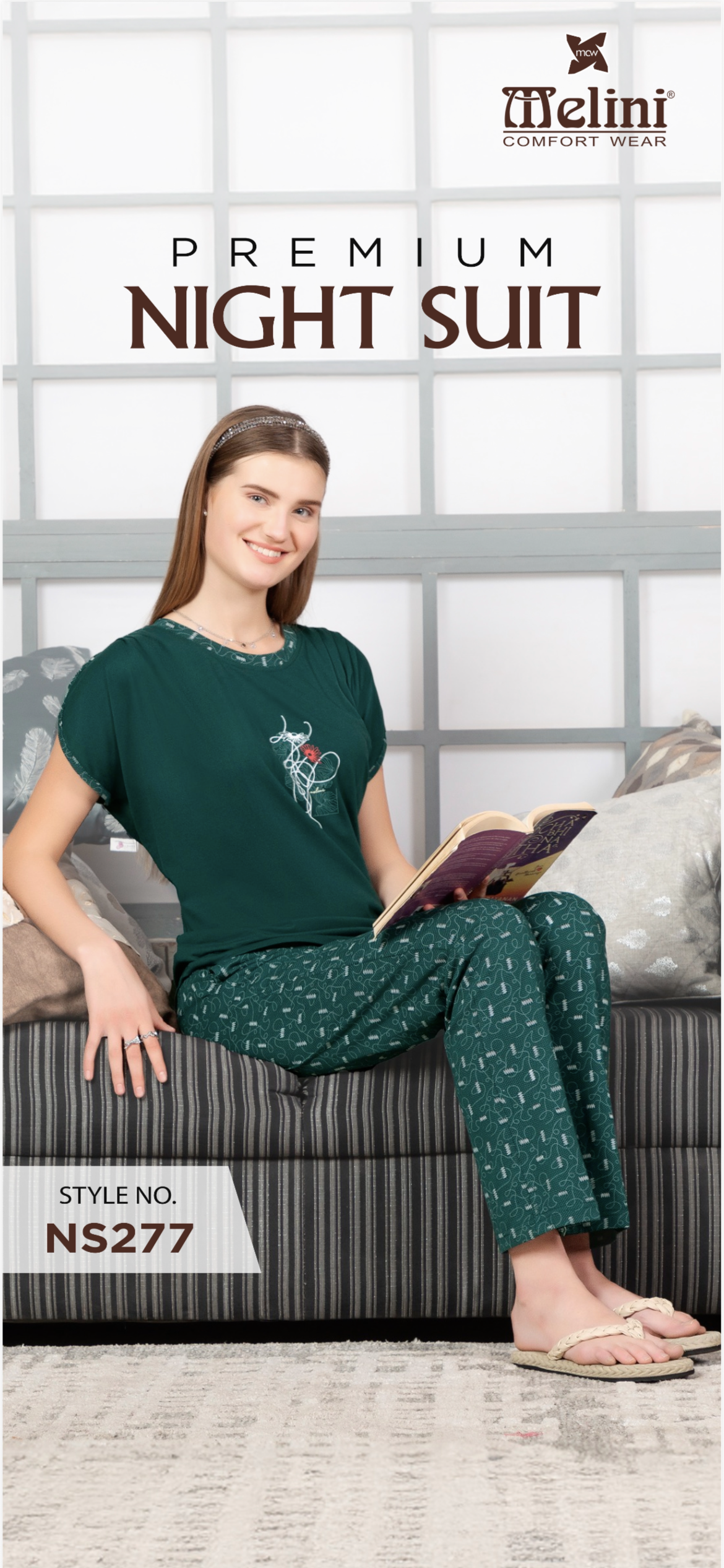Kaaftan night suit (NS277)