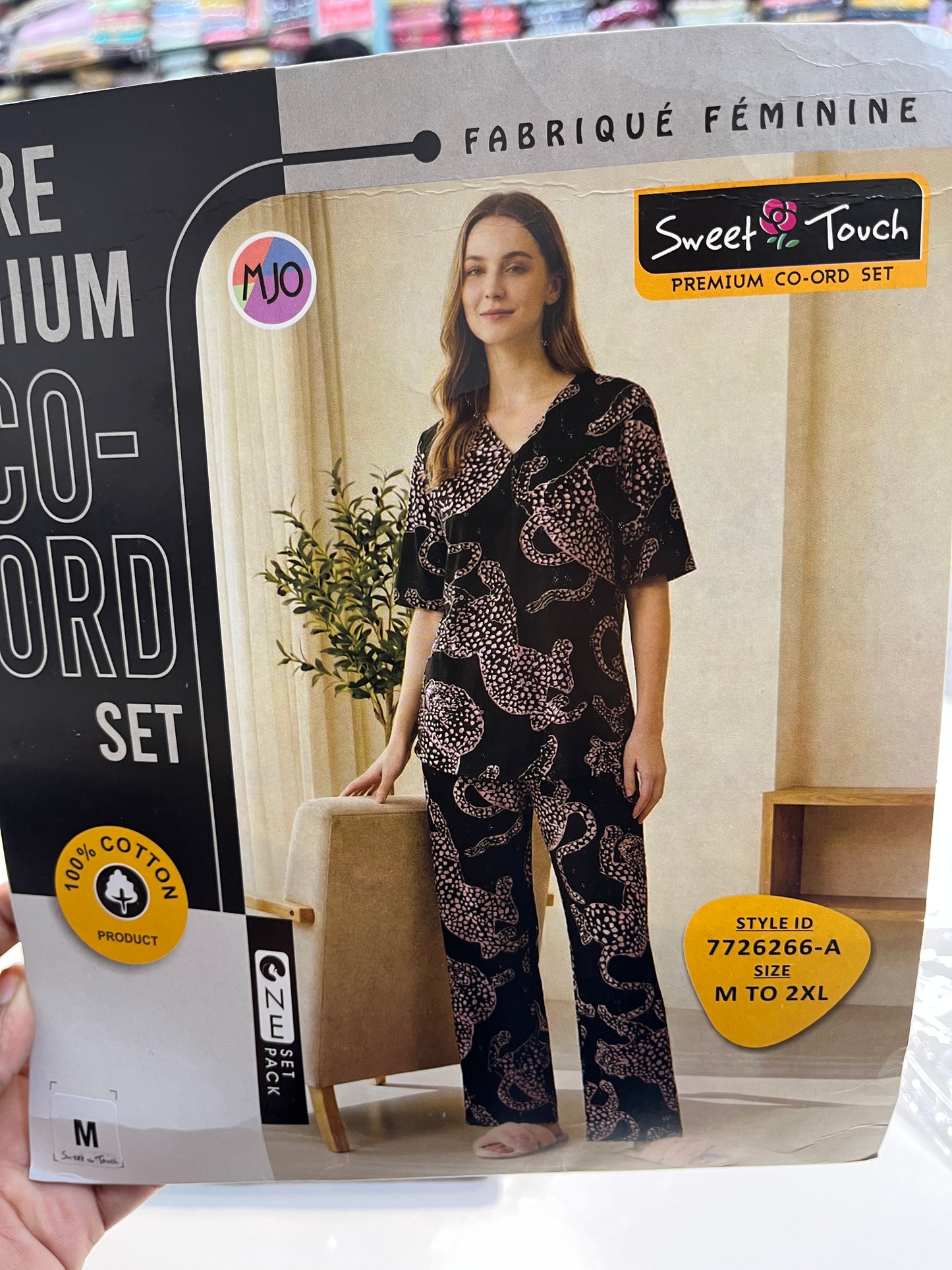 SWEET TOUCH PRINTED CORD SET (7726266-A)