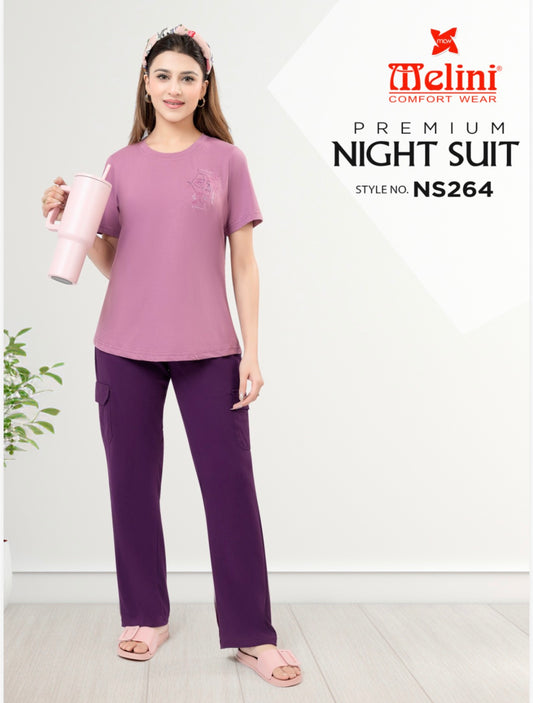 Semi long night suit (NS264)