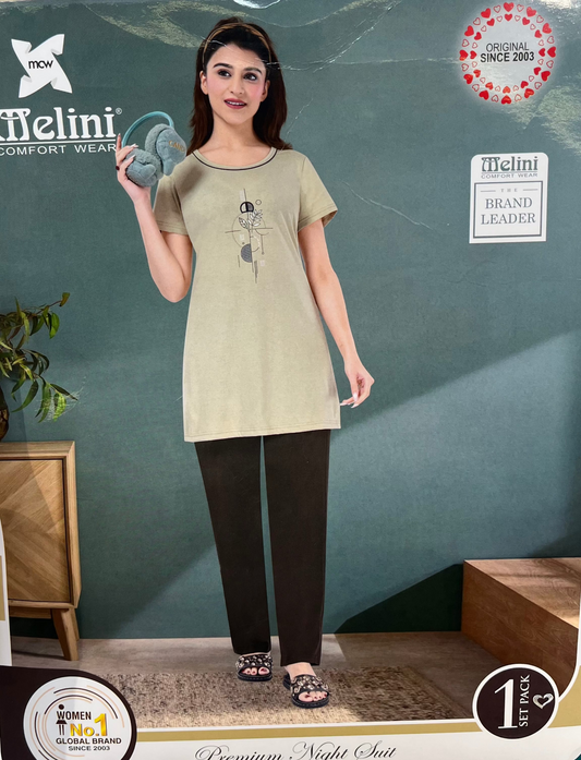 Semi long Night Suit (1001)