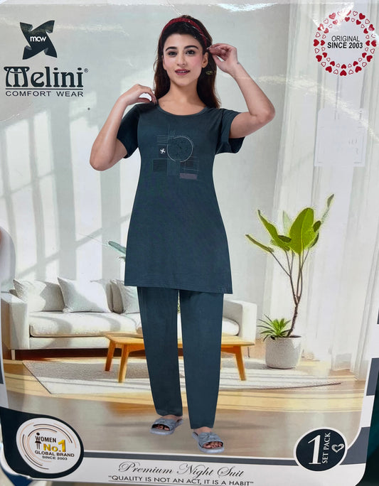 Semi long Night Suit (1001)