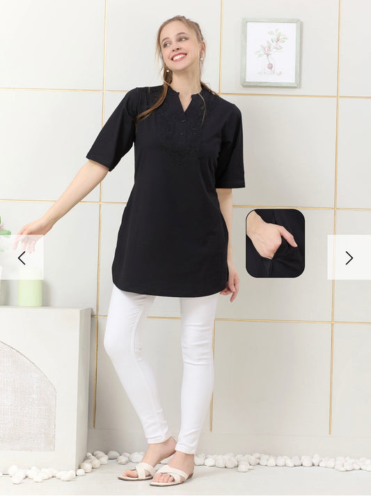 Sweet touch Premium Lycra Short kurti (7726601)