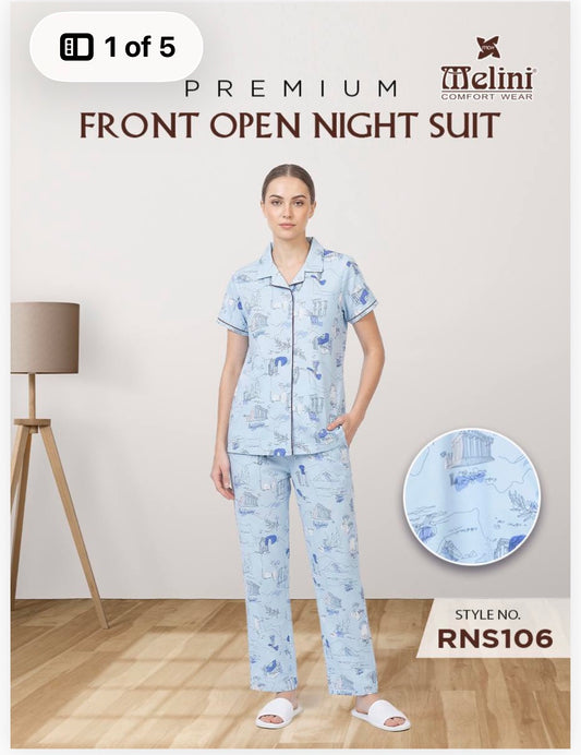 Premium coord front open set MELINI (RNS106)