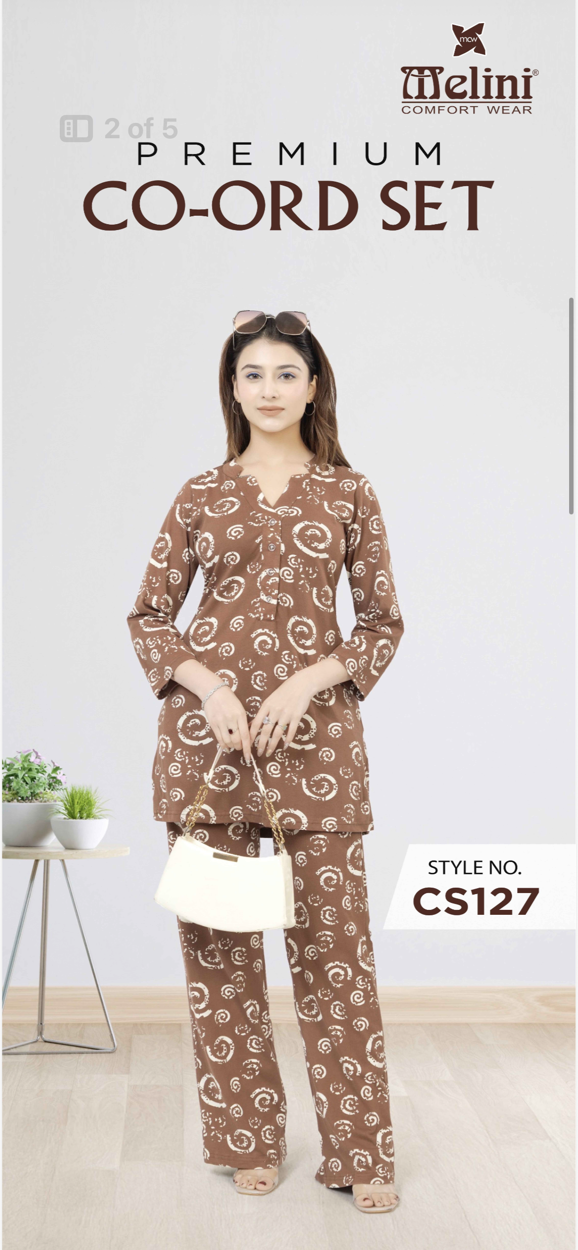 Printed Co-ord Set (CS127)