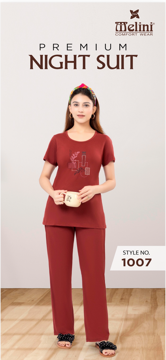 T-shirt night suit (1007)