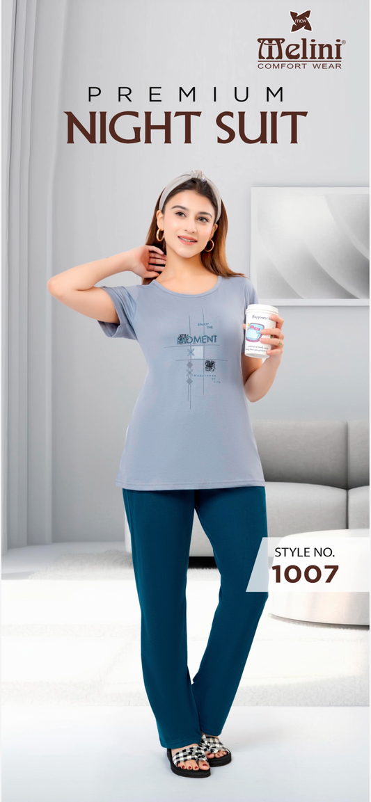 T-shirt night suit (1007)