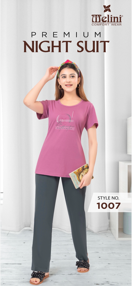 T-shirt night suit (1007)