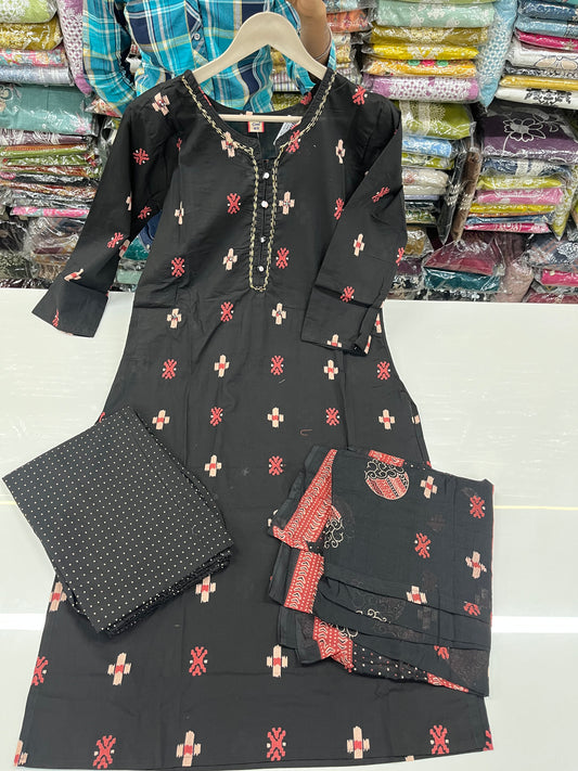 READYMADE JAIPURI 3PC SUIT SET