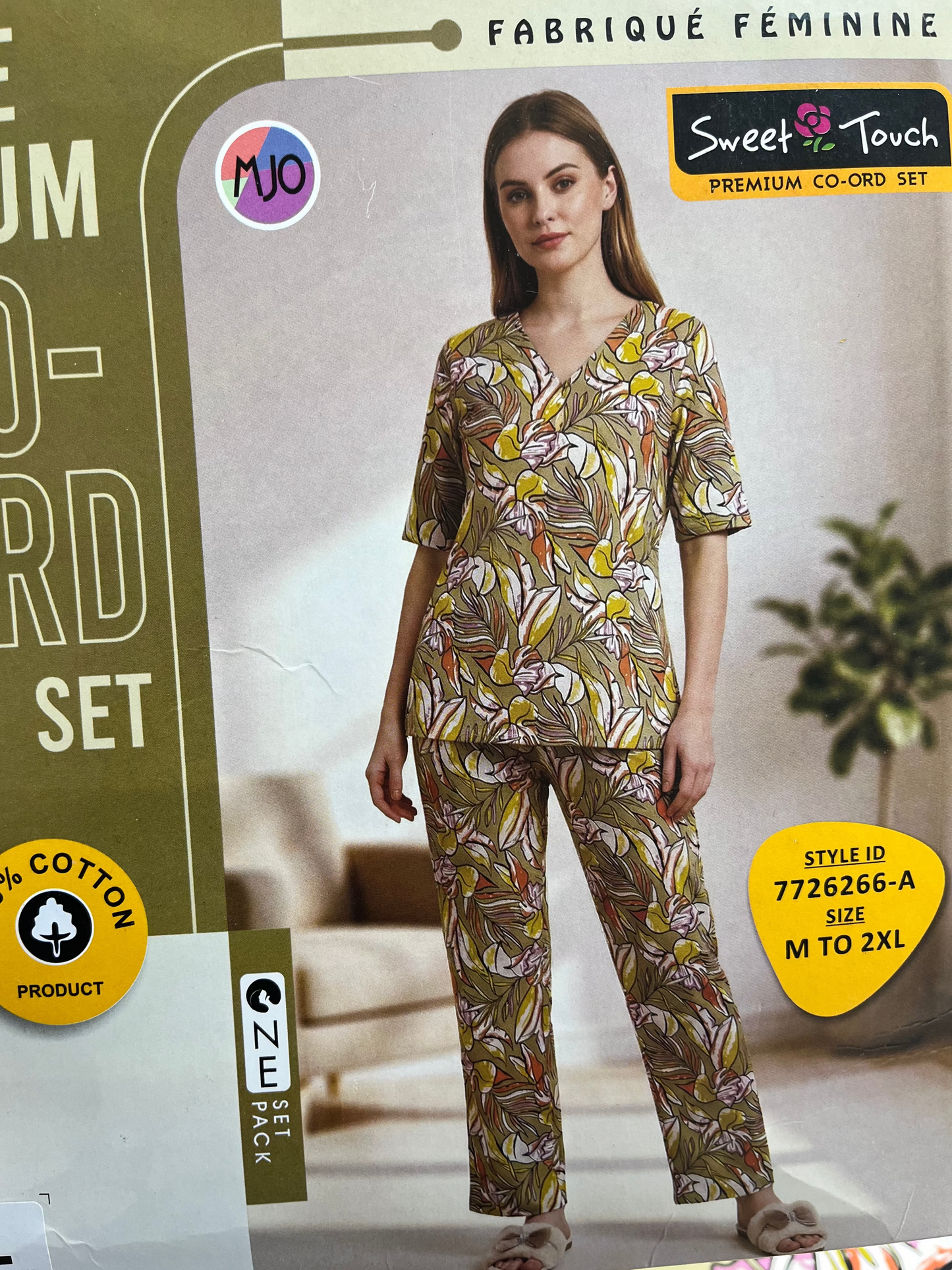 SWEET TOUCH PRINTED CORD SET (7726266-A)