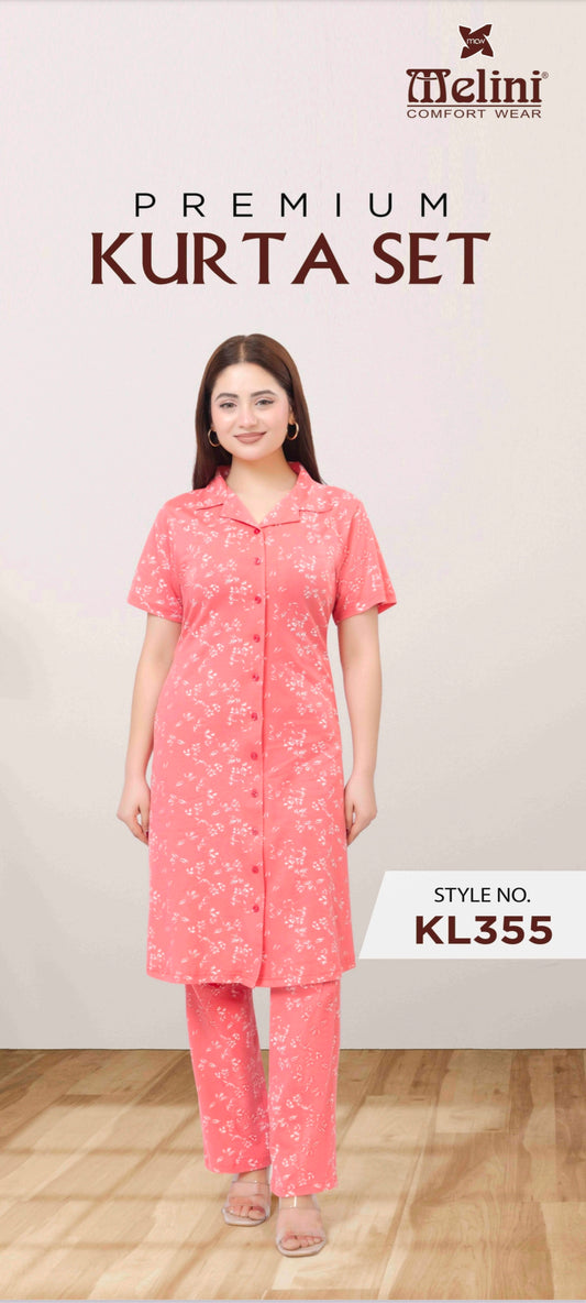 Melini long night suits (KL355)